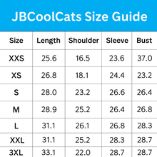 Load image into Gallery viewer, Ew People 3-Cat Peekaboo Long Sleeve Tee - Size Chart - JBCoolCats