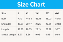 Load image into Gallery viewer, HoHoHo-liday Cat T-Shirt - Size Chart -  JBCoolCats