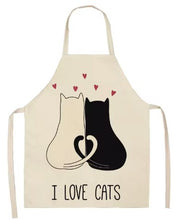 Load image into Gallery viewer, Cute Cartoon Cat Apron