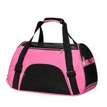 Load image into Gallery viewer, Pink and black pet carrier - Pink Whisker Pop - JBCoolCats
