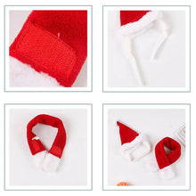 Load image into Gallery viewer, Santa Cat Hat with Muffler - Features - JBCoolCats