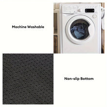 Load image into Gallery viewer, Washing machine with clothes inside and close-up of textured black mat Feline Express Sleigh Bed - More Features - JBCoolCats