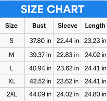 Load image into Gallery viewer, Your Sweet Kitty Hoodie - Size Chart - JBCoolCats