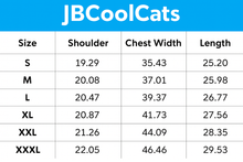 Load image into Gallery viewer,  Casual Funny Cat T-Shirt - Size Chart - JBCoolCats