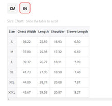 Load image into Gallery viewer, Creatures Of the Night Black Cat T-Shirt - Size Chart - JBCoolCats