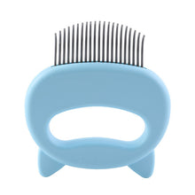 Load image into Gallery viewer, Cat Groomer/Hair Remover Comb - Blue Cat- JBCoolCats