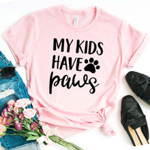 Load image into Gallery viewer, My Kids Have Paws T-Shirt - Clothing - JBCoolCats