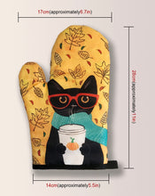 Load image into Gallery viewer, Silly Cats Oven Mitt Set -Size Chart - JBCoolCats
