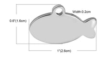 Load image into Gallery viewer, Personalized Cat Collar ID Pendants - Sizes - JBCoolCats