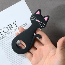 Load image into Gallery viewer, Cute Cartoon Cat Bottle Opener - Black Kitty - JBCoolCats