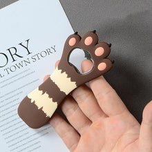Load image into Gallery viewer, Cute Cartoon Cat Bottle Opener - Brown Striped Paw - JBCoolCats