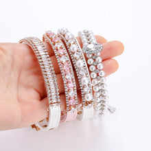 Load image into Gallery viewer, Pearl & Rhinestone Cat Collars - Accessory - JBCoolCats