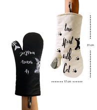 Load image into Gallery viewer, Cat Themed Heat Resistant Oven Mitts - Size - JBCoolStuff