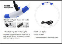 Load image into Gallery viewer, Thin LED Glow In The Dark Cat Collar - More Features- JBCoolCats