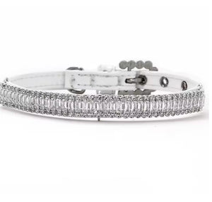 Pearl & Rhinestone Cat Collars