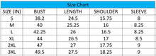 Load image into Gallery viewer, Flip the Cat T-Shirt – Size Chart - JBCoolCats 