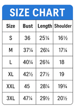 Load image into Gallery viewer, Fun Halloween Cat &amp; Pumpkin T-Shirts - Size Chart - JBCoolCats
