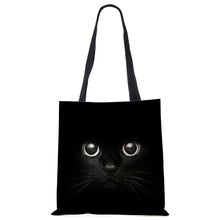 Load image into Gallery viewer, The Traveling Kitty Tote -  The Eyes See You - JBCoolCats