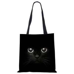 The Traveling Kitty Tote -  The Eyes See You - JBCoolCats