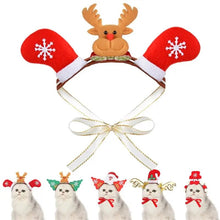 Load image into Gallery viewer, Cat Christmas Headband Décor - Variations - JBCoolCats
