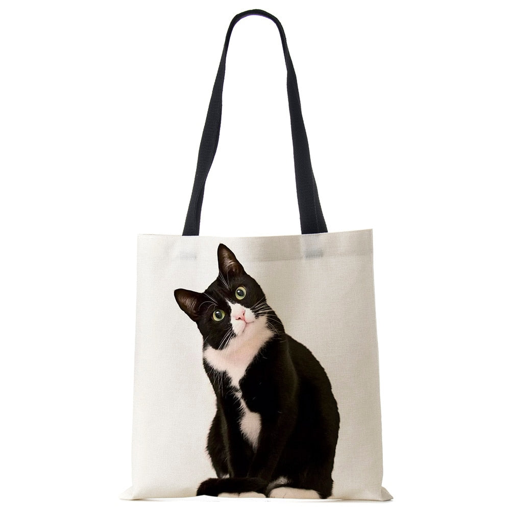 The Traveling Kitty Tote - Who Me? - JBCoolCats