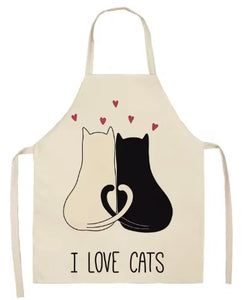 Cute Cartoon Cat Apron
