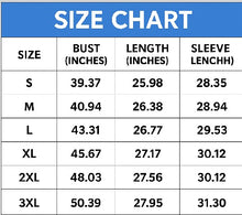 Load image into Gallery viewer, Cat Eyes Long Sleeve T-Shirt - Szie Chart - JBCoolCats