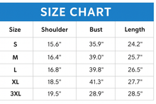 Load image into Gallery viewer, My Kids Have Paws T-Shirt - Size Chart - JBCoolCats
