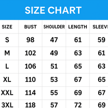 Load image into Gallery viewer, Peeking Purrfection Kittie Sweatshirt - Size Chart - JBCoolCats