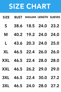 Peeking Purrfection Kittie Hoodie – Size Chart  - JBCoolCats