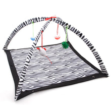Load image into Gallery viewer, Mobile Activity Cat Play Bed - Zebra Stripes - JBCoolCats