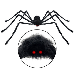 Hairy Giant Spider Halloween Decoration - Eyes Feature - JBCoolCats