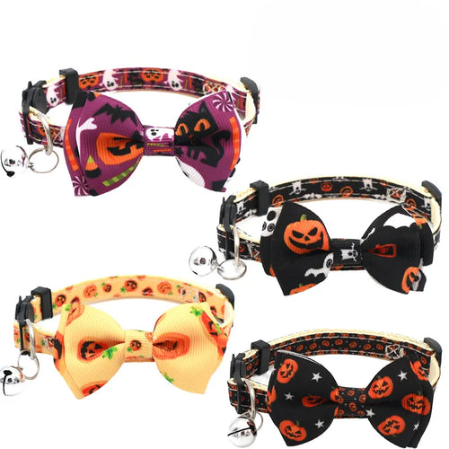 Cat Collar Halloween Bowties - Halloween - JBCoolCats