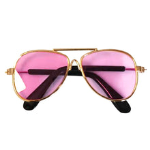 Load image into Gallery viewer, Funny Cat Sunglasses - Pink Aviator - JBCoolCats