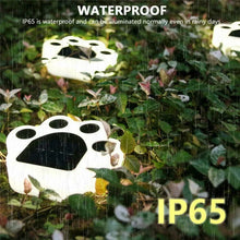 Load image into Gallery viewer, Cat Paw Solar Lawn Lights - Waterproof - JBCoolCats