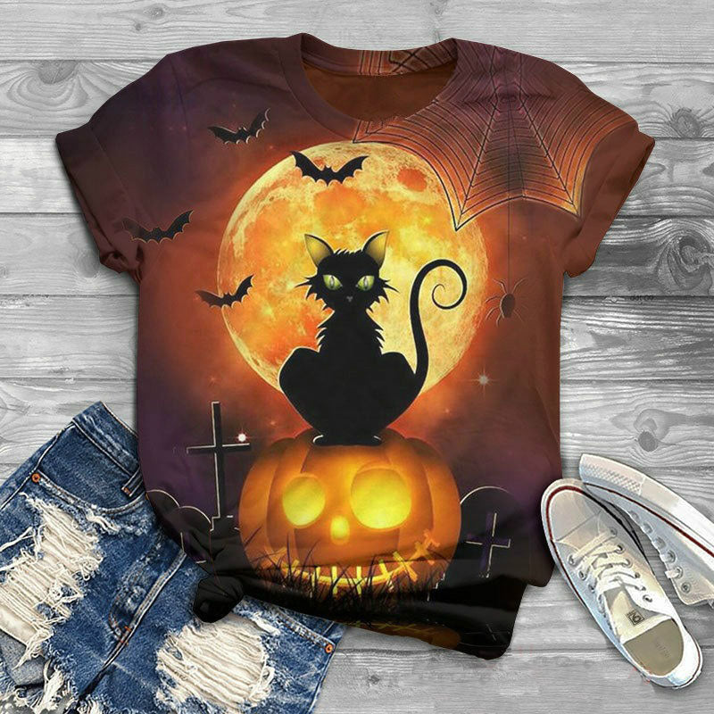 Halloween Cartoon Cats T Shirts - Halloween - JBCoolCats