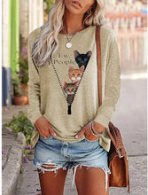 Load image into Gallery viewer, Ew People 3 Cat Shirt - Champagne - JBCool