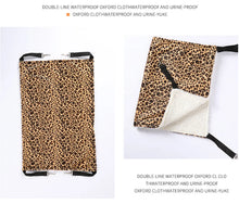 Load image into Gallery viewer, Leopard print product with visible stitching details The Purr‑fect Hangout Pet Hammock – Features  - JBCoolCats