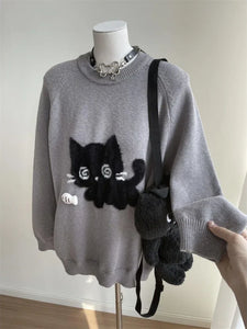 Mischief Meow Cozy Cat Sweater | Clothing | JBCoolCats