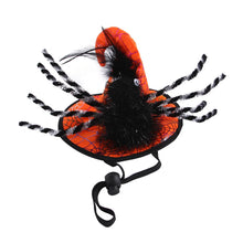 Load image into Gallery viewer, Funny Cat Halloween Hats - Orange - JBCoolCats