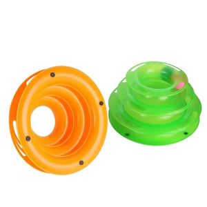 Cat Crazy Interactive Ball & Disks - Base - JBCoolCats