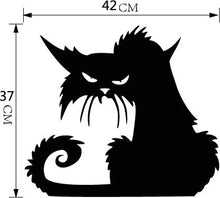 Load image into Gallery viewer, Spooky Black Cat Window Décor - Large Size- JBCoolCats