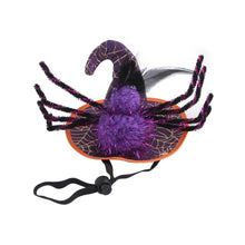 Load image into Gallery viewer, Funny Cat Halloween Hats - Purple - JBCoolCats