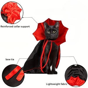 Spooky Cat Halloween Cape - Features - JBCoolCats