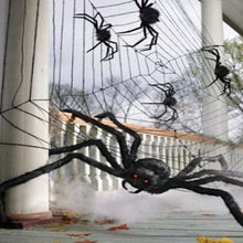 Load image into Gallery viewer, Hairy Giant Spider Halloween Decoration - Decoration Idea 2 - JBCoolCats