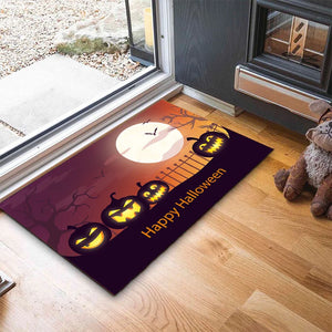 Cartoon Pumpkin Halloween Carpet - Pumpkin Fence - JBCoolCats