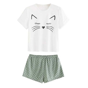 Adorable Kitty Cat Sleepwear