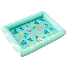 Load image into Gallery viewer, Cooling Silk Summer Cat Bed - Turquoise - JBCoolCats