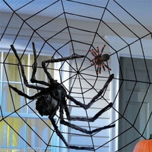 Load image into Gallery viewer, Hairy Giant Spider Halloween Decoration - Decoration Idea 4 - JBCoolCats