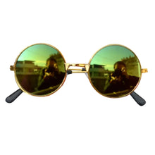 Load image into Gallery viewer, Funny Cat Sunglasses - Gold Reflective - JBCoolCats